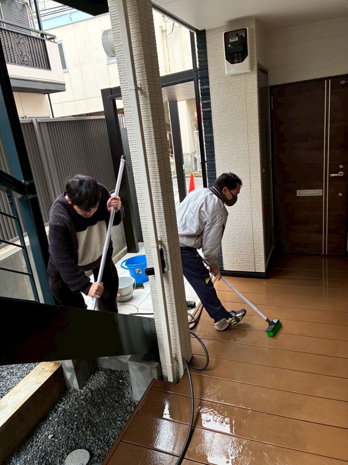 アパート清掃