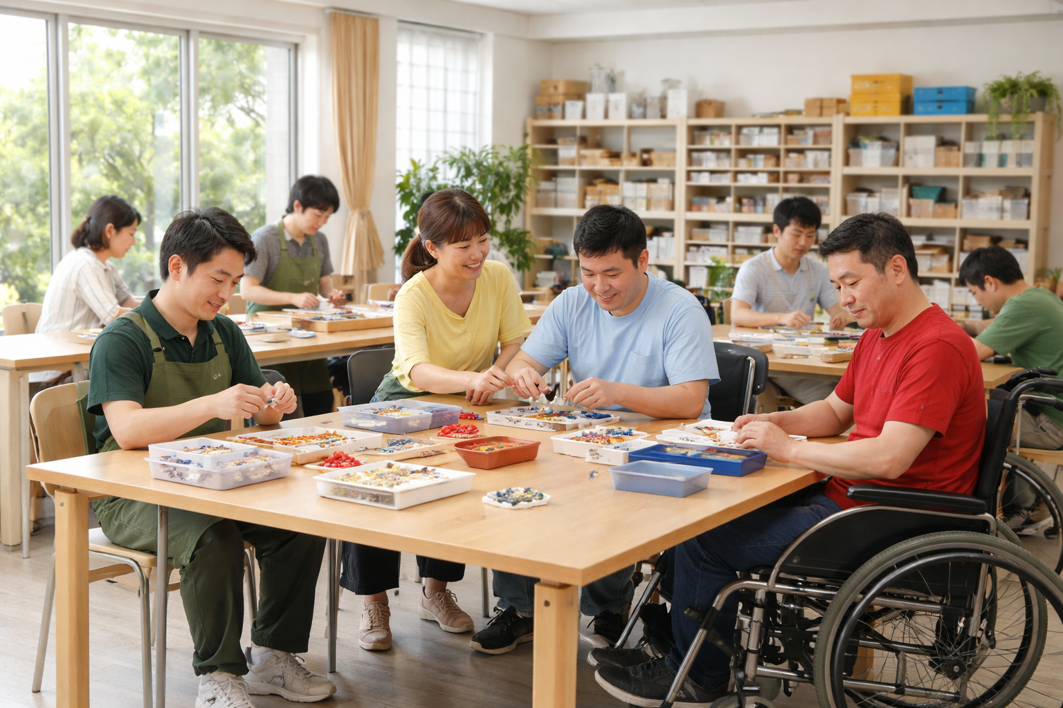 縁人での活動風景